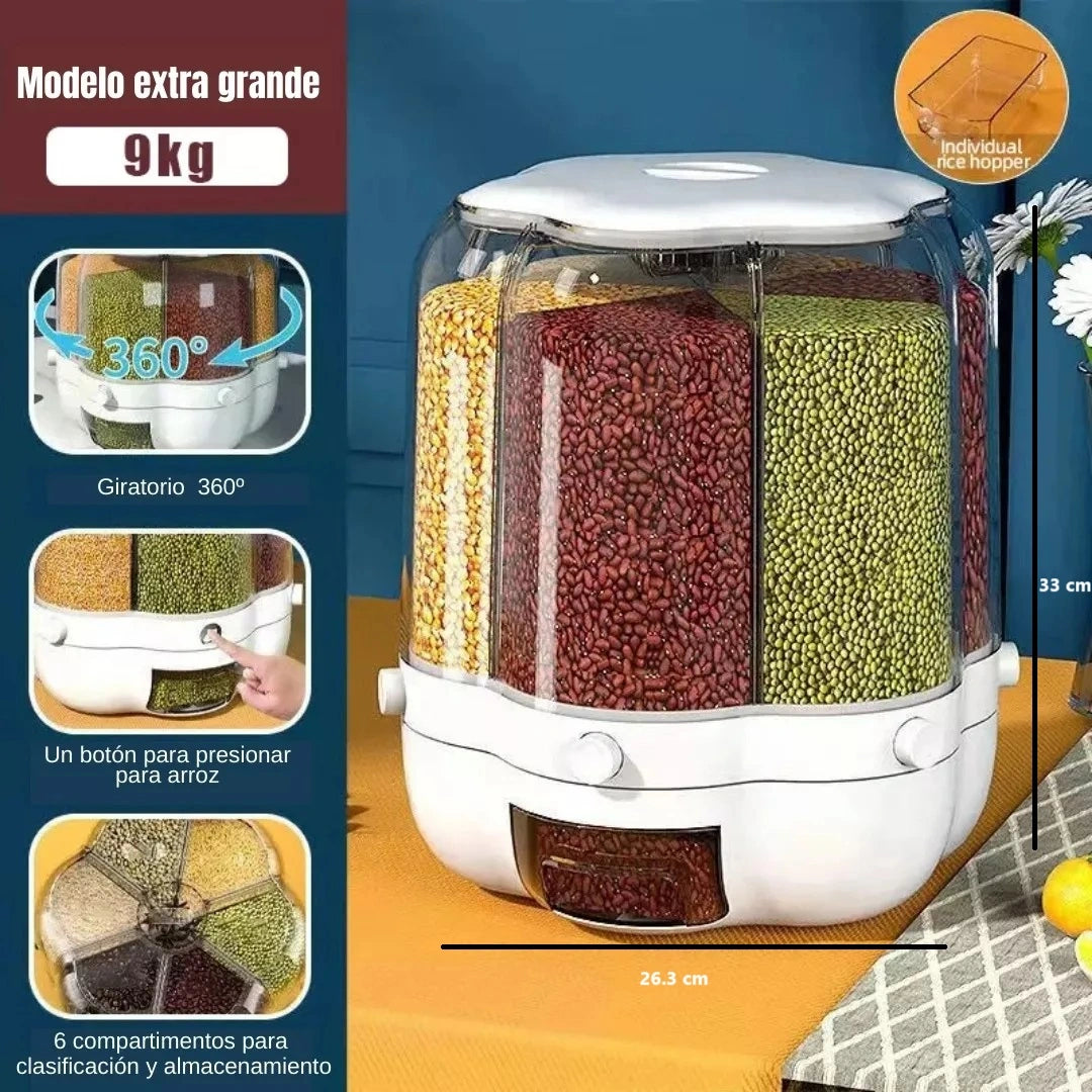 DISPENSADOR DE GRANOS Y CEREALES GRAINMASTER 360®