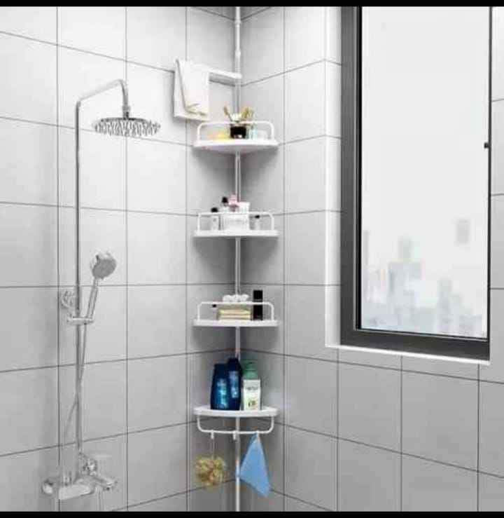 Combo de Baño: Mueble Organizador de Baño + Organizador De Ducha Multiuso